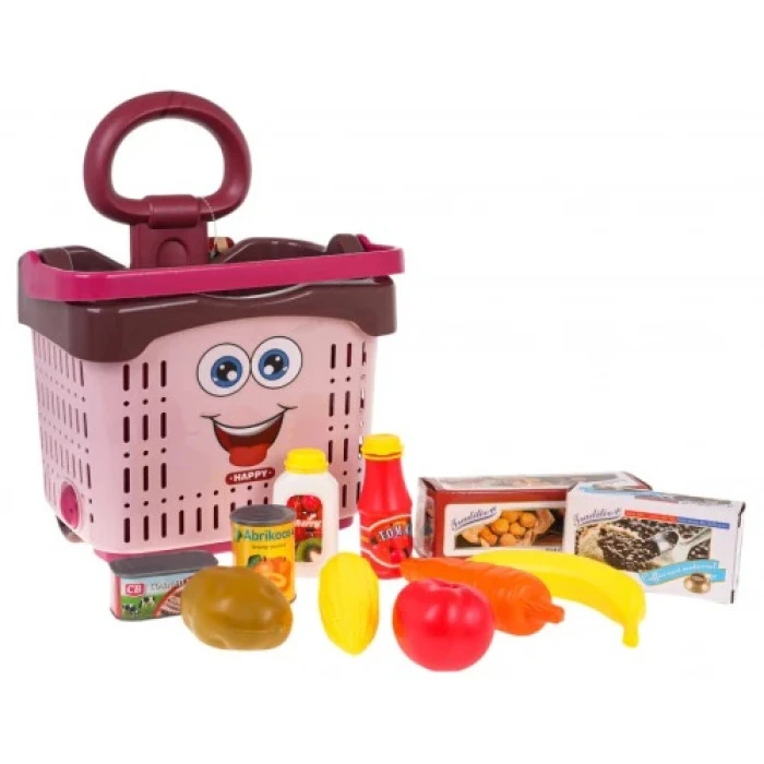 Детская игрушечная корзина + аксессуары Красный ZDZ.9936.CR