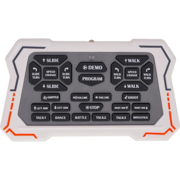 Детский многофункциональный робот на радиоуправлении оранжевый/белый