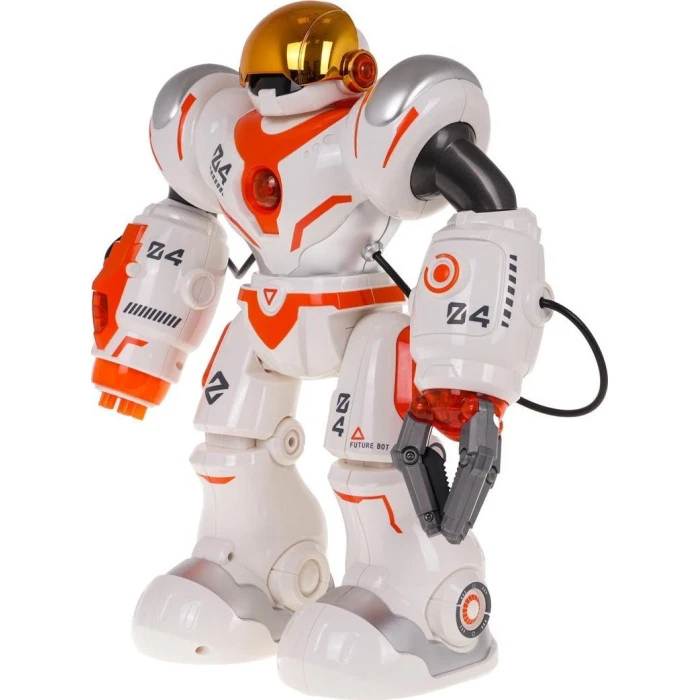 Детский многофункциональный робот на радиоуправлении оранжевый/белый