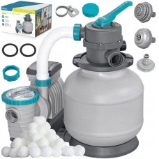 Насос с песчаным фильтром Bestway 58499 8327 л/ч и фильтровальными шариками