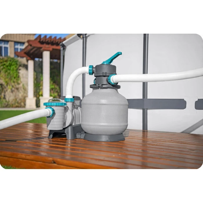 Насос с песчаным фильтром Bestway 58499 8327 л/ч и фильтровальными шариками