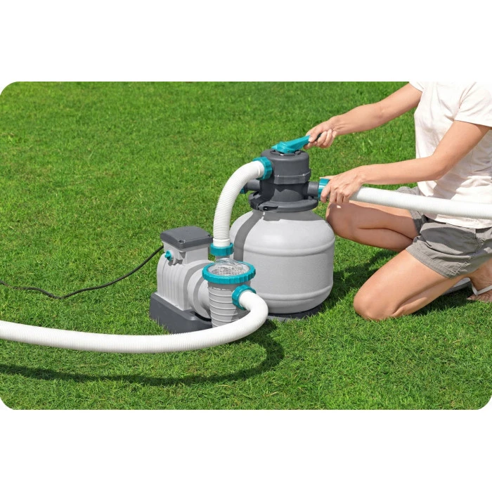 Насос с песчаным фильтром Bestway 58499 8327 л/ч и фильтровальными шариками