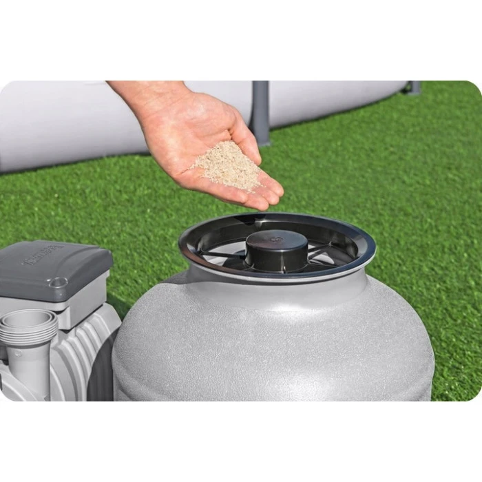 Насос с песчаным фильтром Bestway 58499 8327 л/ч и фильтровальными шариками