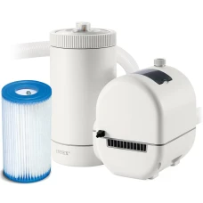 Насос для фильтрации бассейна INTEX 26634 9463 л/ч + картридж, шланги и фитинги.