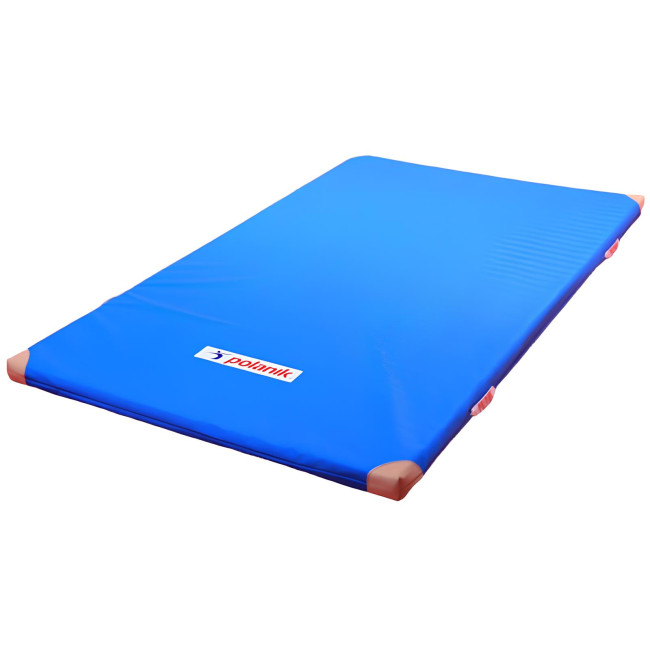 Мат гимнастический двухсторонний Polanik MGP25-211-S, 200 х 100 х 10 см, синий