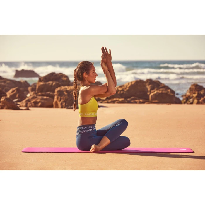 Коврик для йоги Adidas 8 мм, розовый