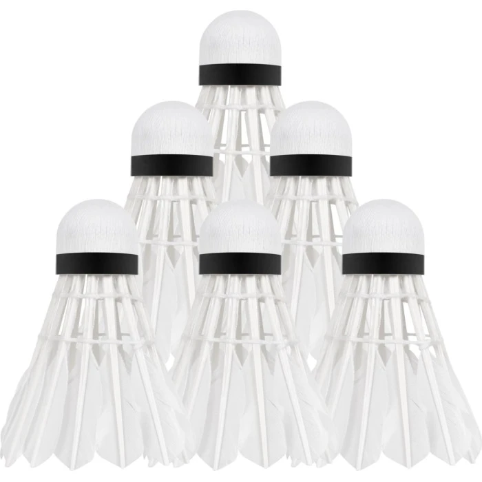 Воланы для бадминтона перья Rebel Active RBA-4103, 6 шт