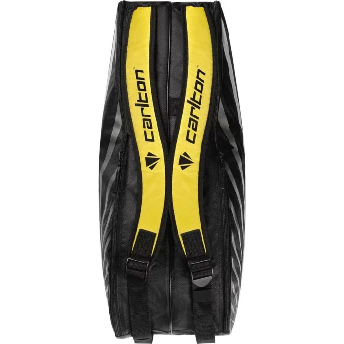 Сумка для бадминтонных ракеток ACV Carlton Team 2 Comp черно-желтая 13050236