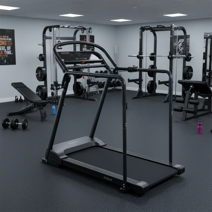 Бігова доріжка електрична з поручнями inSPORTline Avolin