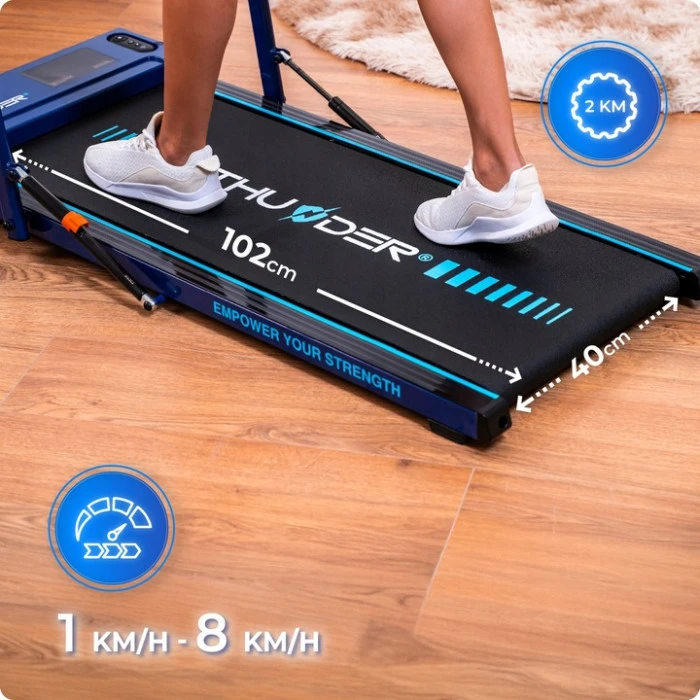 Бігова доріжка електрична THUNDER VIVA-BLUE