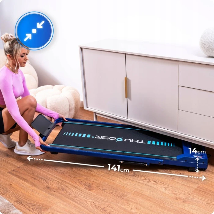 Бігова доріжка електрична THUNDER VIVA-BLUE