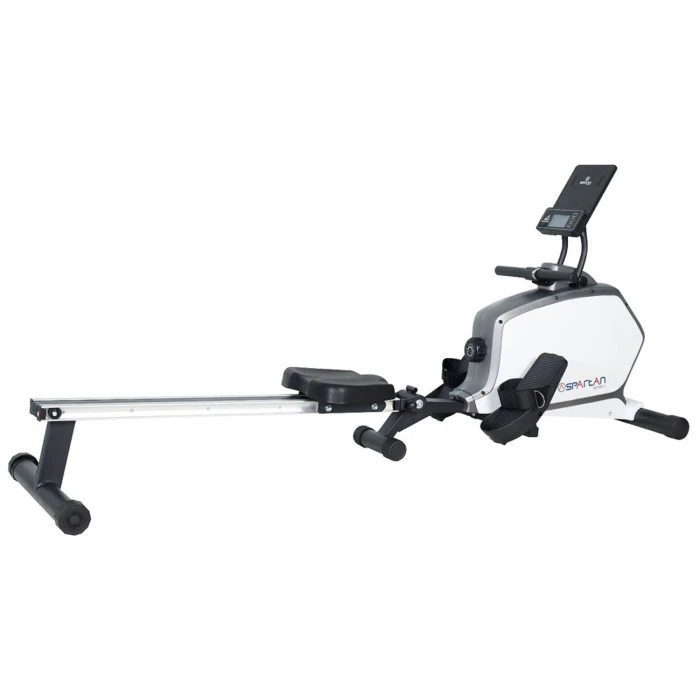 Веслувальний тренажер магнітний SPARTAN 184 x 50 x 81 см біло-чорний