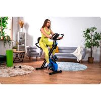 Велотренажер магнитный TINY THUNDER черно-синий