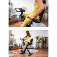 Велотренажер магнитный TINY THUNDER черно-синий