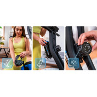 Велотренажер магнитный TINY THUNDER черно-синий