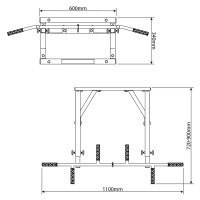 Турник для подтягивания K-SPORT KSH011/SK X-MAX