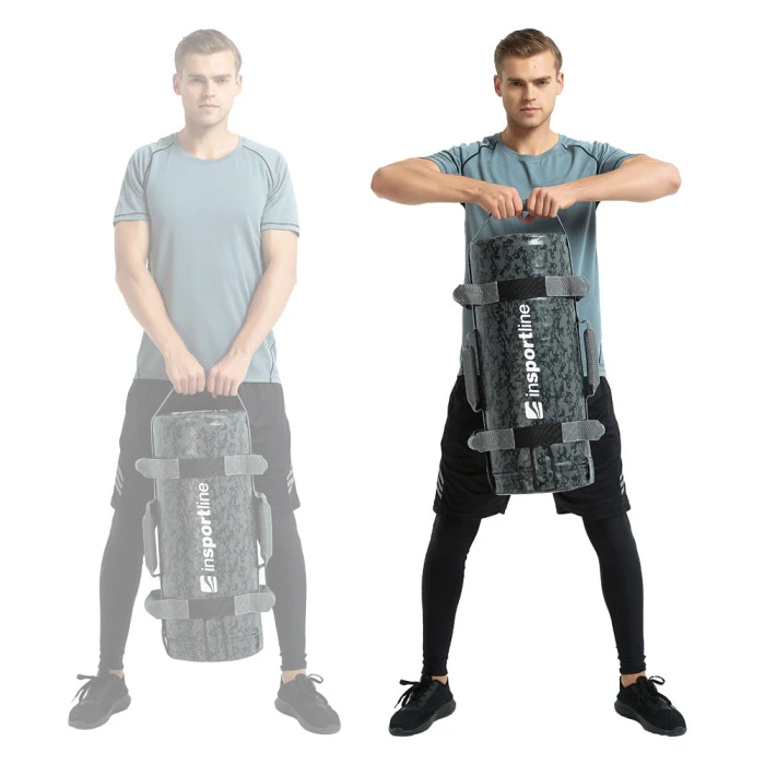 Сумка для тренировок inSPORTline с песком Fitness Crossfit Fitbag Camu 10 кг