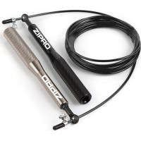 Скакалка с подшипниками Zipro 300 см черная