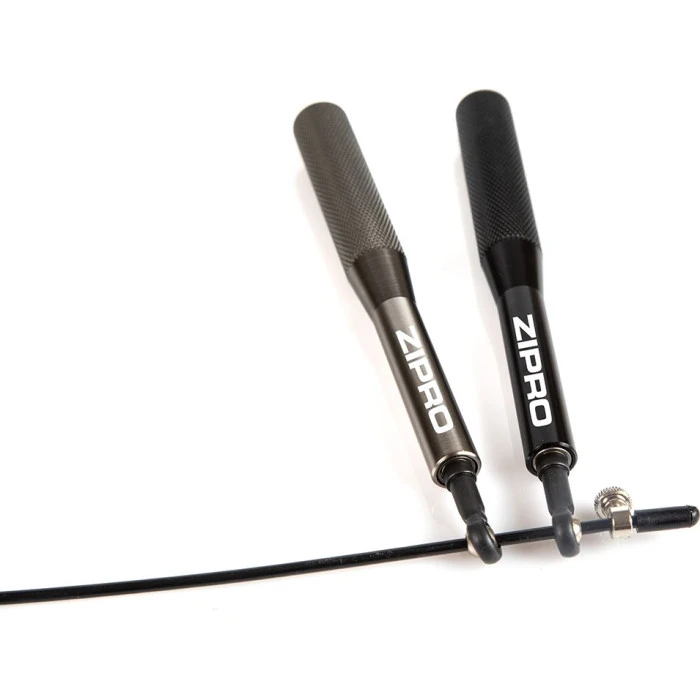 Скакалка с подшипниками Zipro 300 см черная