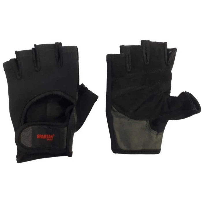 Перчатки для фитнеса Spartan - черные