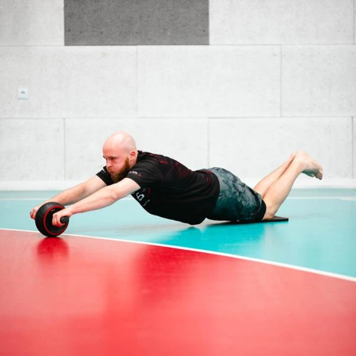 Тренажерне колесо та килимок HMS WA14