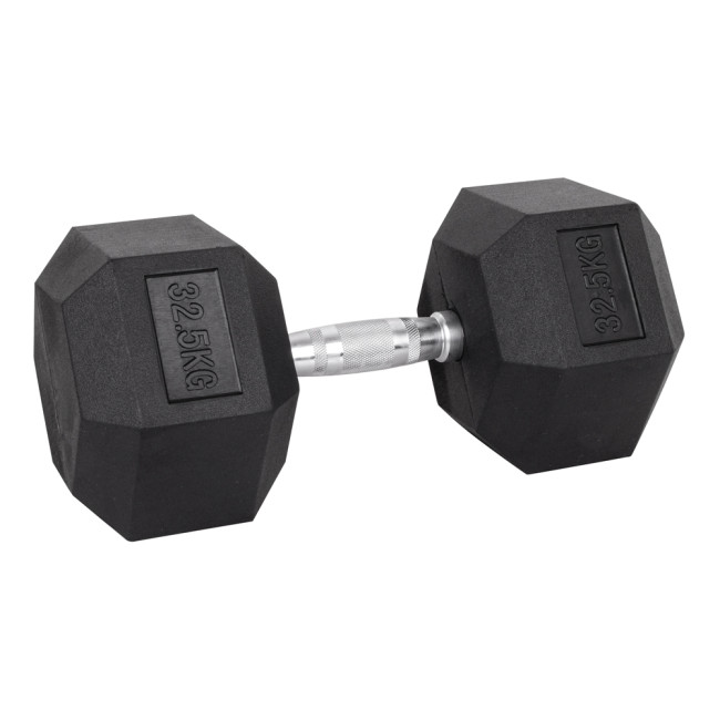 Гантель шестигранный inSPORTline Hexsteel 32,5 кг