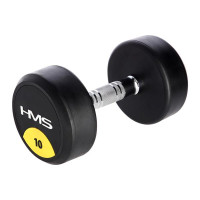 Гантель прорезиненная HMS HG PRO, 10 кг