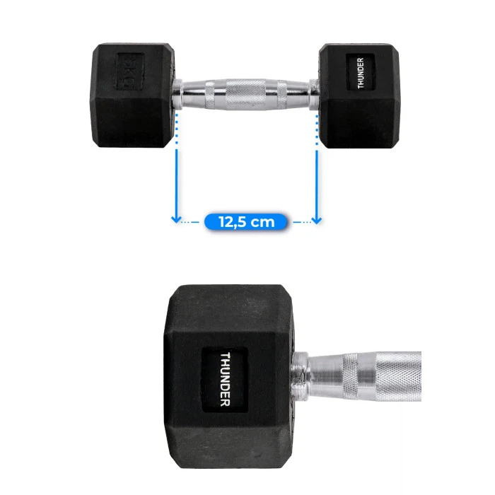 Гантель шестигранный THUNDER 5 кг