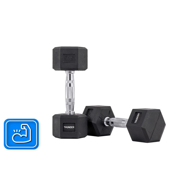 Гантель шестигранный THUNDER 5 кг