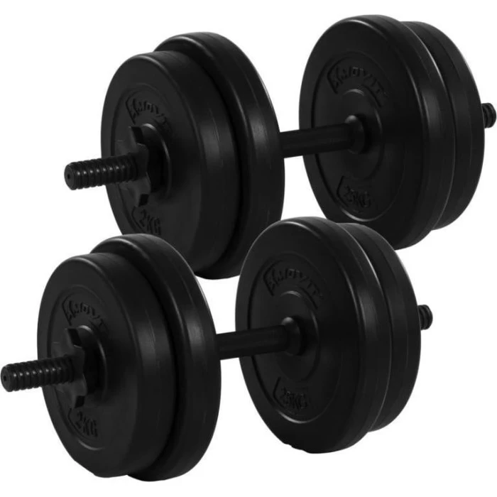 Гантели Movit битумные 2 х 10 кг