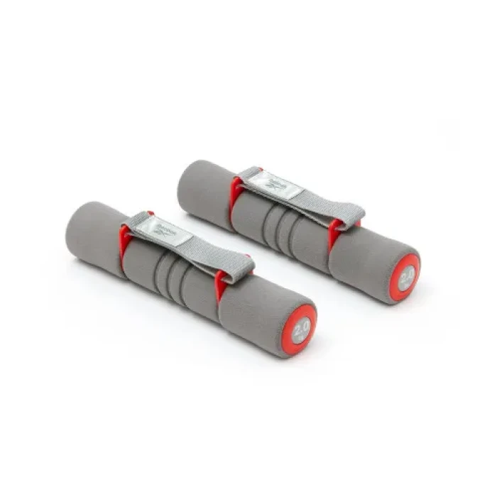 Гантелі з ручками REEBOK RAWT-11062RD, 2 x 2 кг