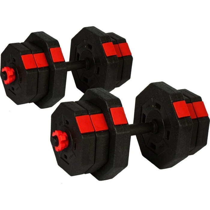 Гантели битумные Eb Fit 2 х 10 кг