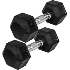 Гантели Movit M81029 прорезиненные 2 x 8 кг.