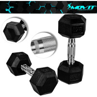 Гантелі Movit M81029 прогумовані 2 x 8 кг