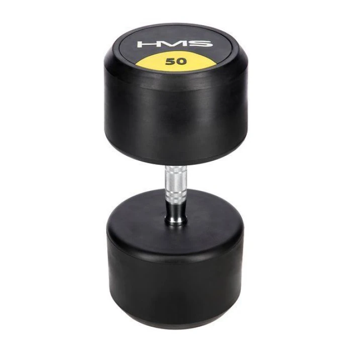 Гантель прорезиненная HMS HG PRO, 50 кг