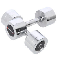 Гантели хромированные HMS CHD06 2 x 6 кг