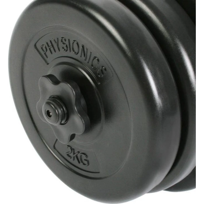 Гантель Physionics JG79334 битумный 1 х 20 кг