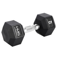 Гантель шестигранна HMS HEX PRO, 12 кг