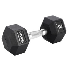 Гантель шестигранный HMS HEX PRO, 12 кг