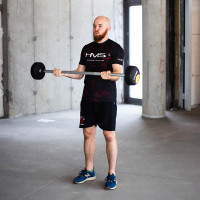 Штанга с резиновым покрытием 35 кг. HMS GSG35