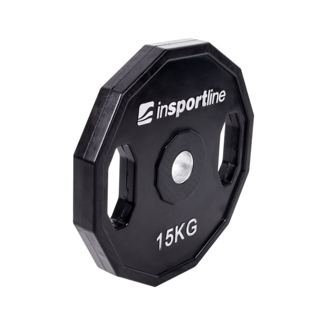Диск прорезиненный inSPORTline Ruberton 15 кг 30 мм