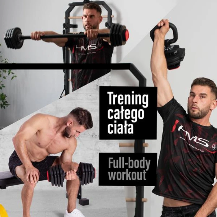 Гантели 3в1 20 кг HMS SGR18 PRO SET