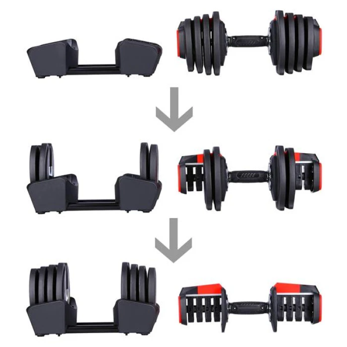 Гантели 3в1 20 кг HMS SGR18 PRO SET