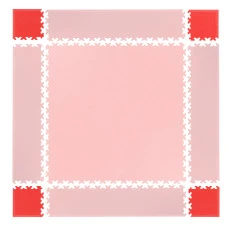 Угловые элементы для коврика inSPORTline Simple Red – 4 шт.