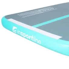 Надувной тренировочный коврик Airtrack inSPORTline Airstunt 400x100x10 см бирюзовый