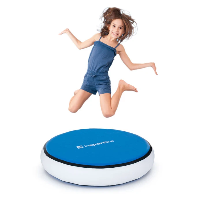 Надувной коврик inSPORTline Airspot 100x20 см, бело-синий