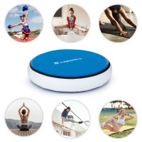 Надувной коврик inSPORTline Airspot 100x20 см, бело-синий