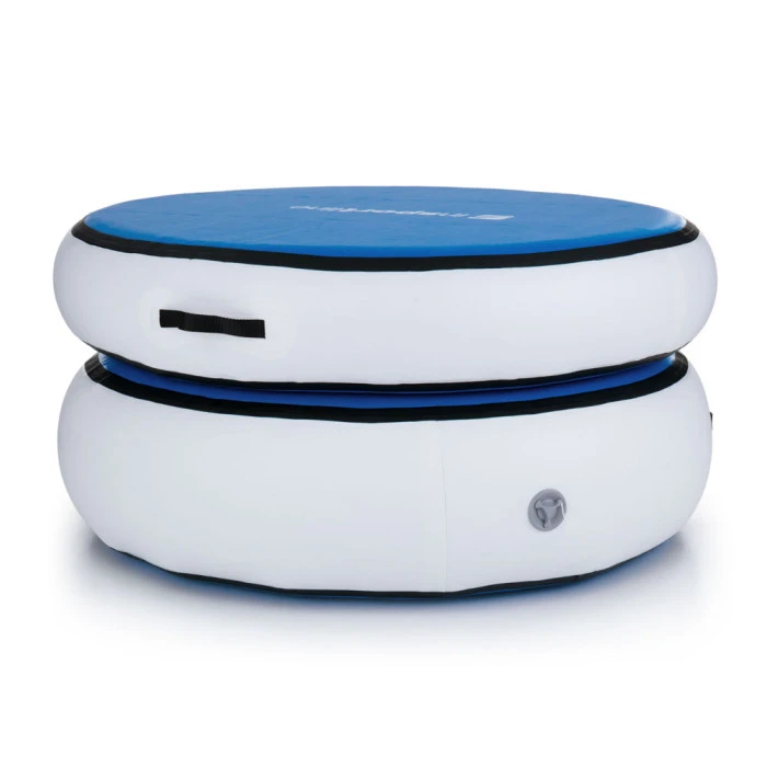 Надувной коврик inSPORTline Airspot 100x20 см, бело-синий