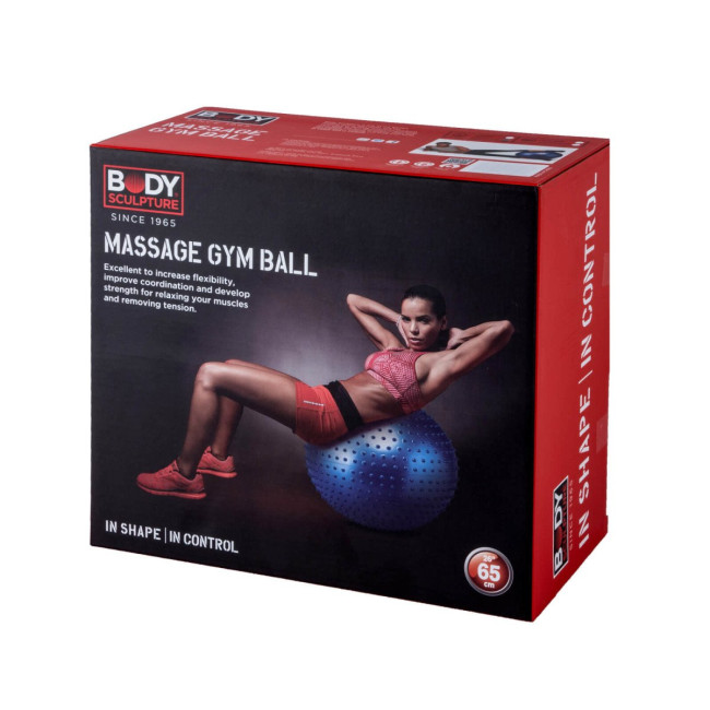Мяч гимнастичный с вкладками Body Sculpture 65 см