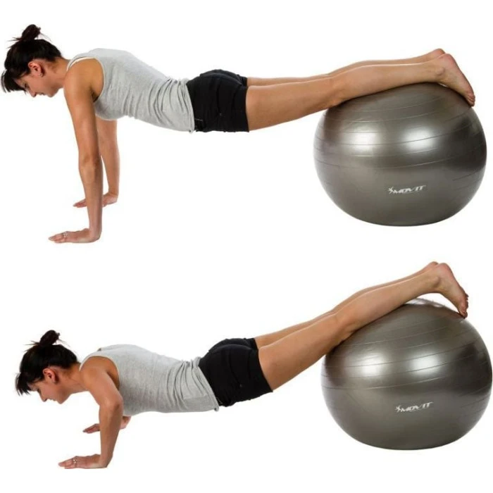 Мяч Movit гимнастический с насосом, 55 см, синий